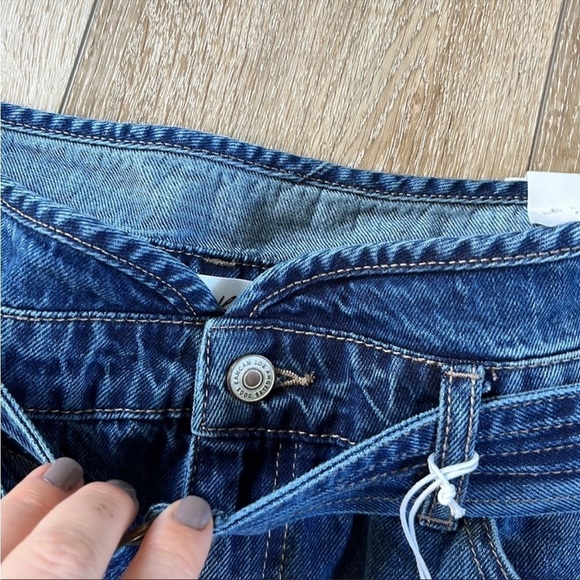 KanCan High Rise Paperbag Straight Jeans
 New with tags - Picture 4 of 11